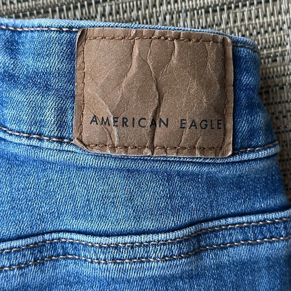 American Eagle Next Level Stretch Hi-Rise Denim Shorts